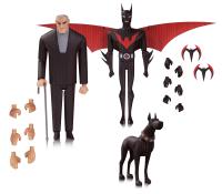 DC COMICS DIRECT ACTION FIGURES 3-PACK BATMAN ANIMATED: TERRY MCGINNES, BRUCE WAYNE and ACE 2017  [DC DIRECT]