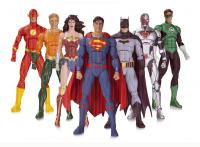 DC COMICS DIRECT ACTION FIGURES 7-PACK DC COMICS REBIRTH: JUSTICE LEAGUE   [DC COMICS]