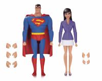 DC COMICS DIRECT ACTION FIGURES 2-PACK SUPERMAN ANIMATED: SUPERMAN & LOIS LANE   [DC COMICS]
