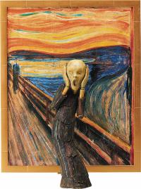 FIGMA ACTION FIGURES THE TABLE MUSEUM SERIES THE SCREAM   [FREEing]
