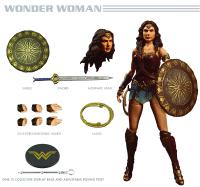 ONE-12 COLLECTIVE ARTICULATED DC ACTION FIGURES WONDER WOMAN   [MEZCO]