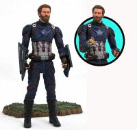 MARVEL SELECT COLLECTOR ACTION FIGURE AVENGERS 3 the Movie - CAPTAIN AMERICA   [DIAMOND SELECT]