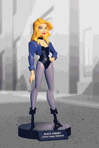 JUSTICE LEAGUE ANIMATED SERIES MAQUETTES BLACK CANARY   [DC COMICS]