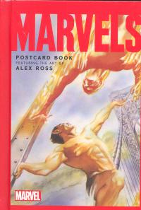 MARVELS POSTCARD BOOK HC    [MARVEL COMICS]