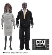 THEY LIVE ALIENS 8IN RETRO AF 2PK    [NECA]