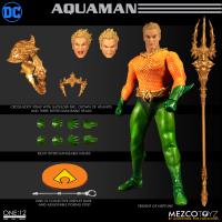ONE-12 COLLECTIVE ARTICULATED DC ACTION FIGURES AQUAMAN   [MEZCO]