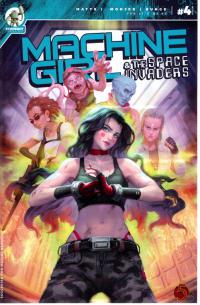 MACHINE GIRL & SPACE INVADERS #4 (MR)  4  [RED 5 COMICS - STONEBOT]