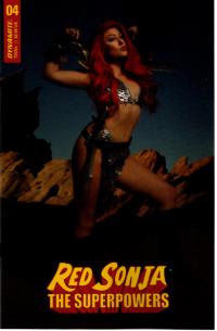 RED SONJA THE SUPERPOWERS #4 CVR H HOLLON COSPLAY  4  [DYNAMITE]
