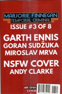 MARJORIE FINNEGAN TEMPORAL CRIMINAL #3 (OF 8) CVR B CLARKE (MR)  3  [ARTISTS WRITERS & ARTISANS INC]