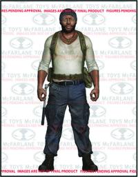 WALKING DEAD the TV Series ACTION FIGURES series 5  TYREESE with Shotgun, Hammer and Silencer Gun
